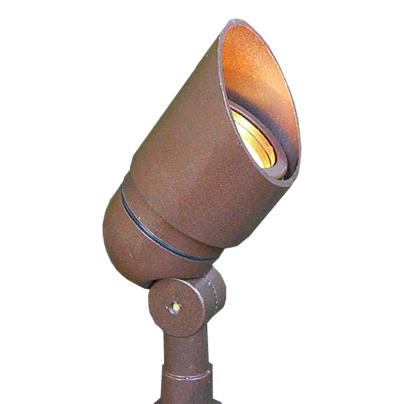 Bronze Heavy Duty Cast Aluminum LED Outdoor Spotlight