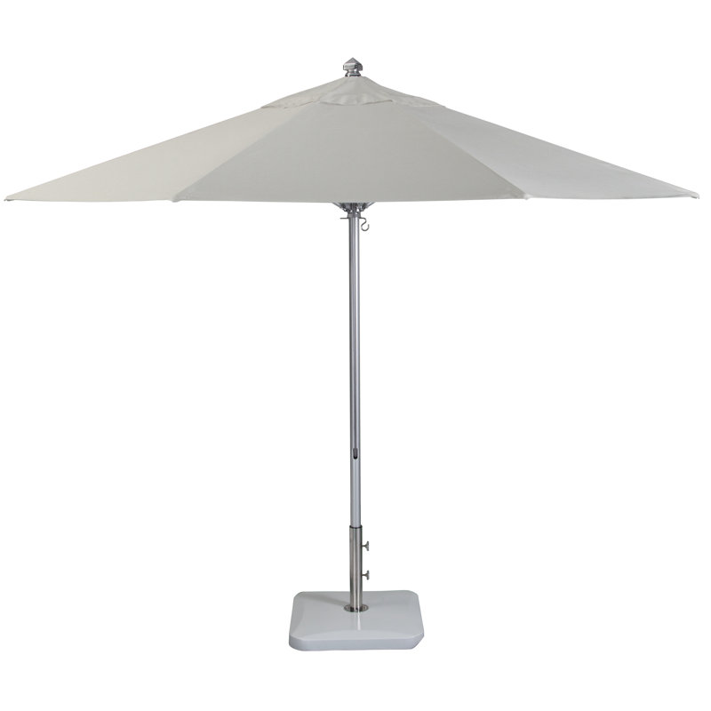 Parasol de marché 11 po Digiacomo, Toile Sunbrella® naturel