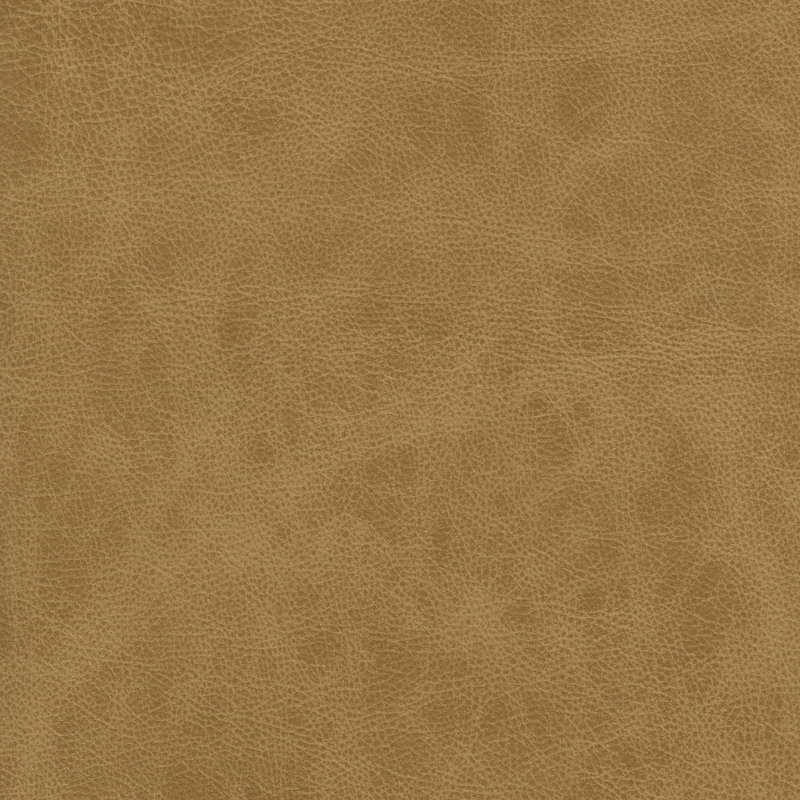 Niyat Upholstered Ottoman, Beige Genuine Leather