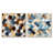 Orange And Grey Hexagons Angularity III - Abstract Shapes Square Collage Set Of 2-101858508-101858509