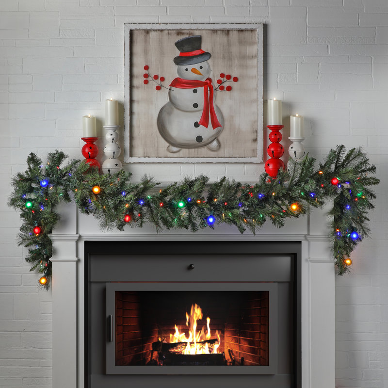 9'x14"D LED Twinkle Belgium Garland