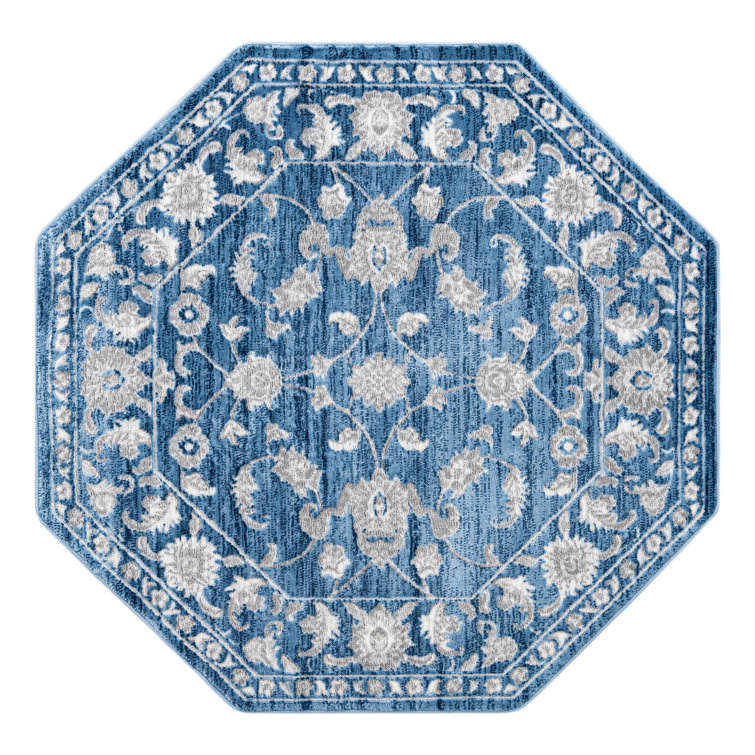 Tapis bleu Myatt