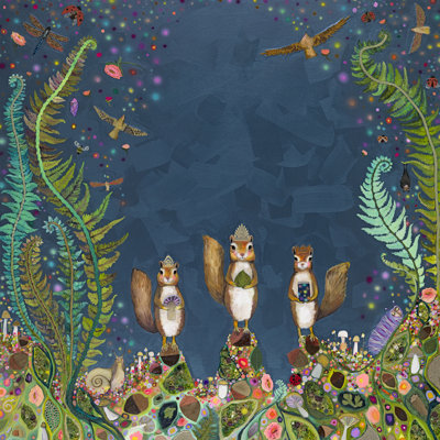 " Squirrel Royale " by Eli Halpin Painting Print