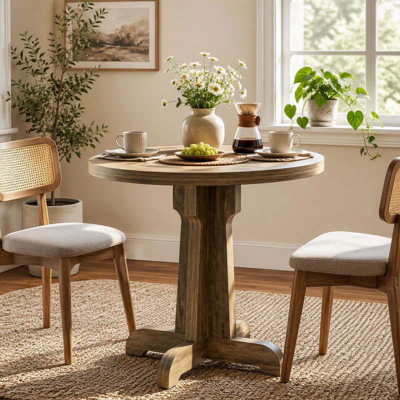 23.6" Round Dining Table