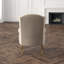 Linen Wingback Chair