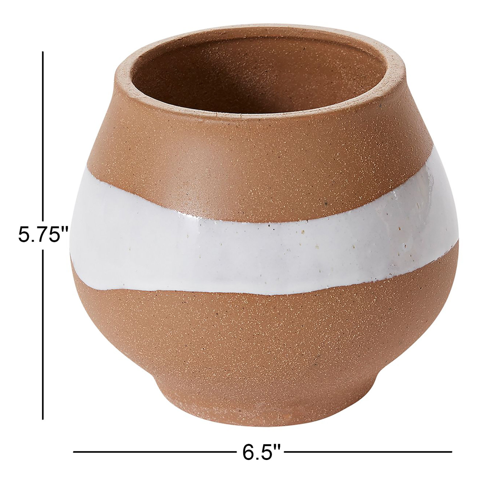 Zubi 5.75'' Handmade Ceramic Table Vase