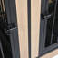 Meuble double XL avec cage pour chien