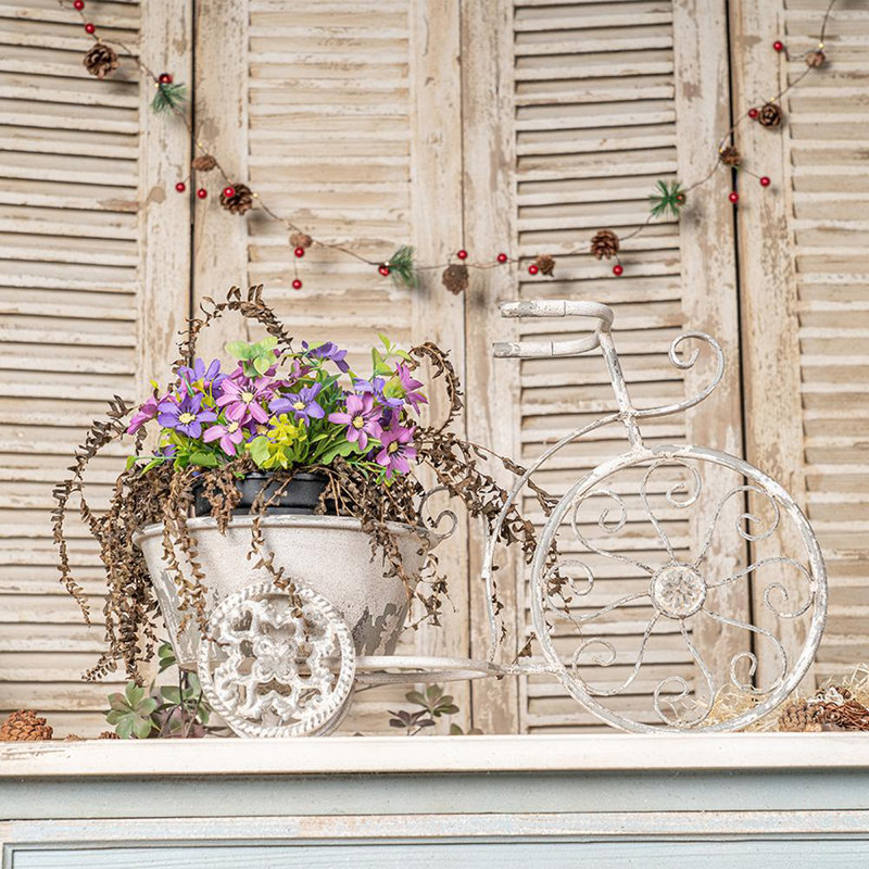 Bicycle Wall Planter Basket