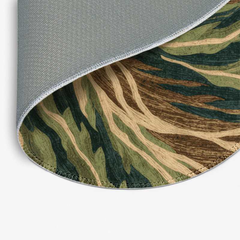 Tapis d'intérieur et d'extérieur vert Nature