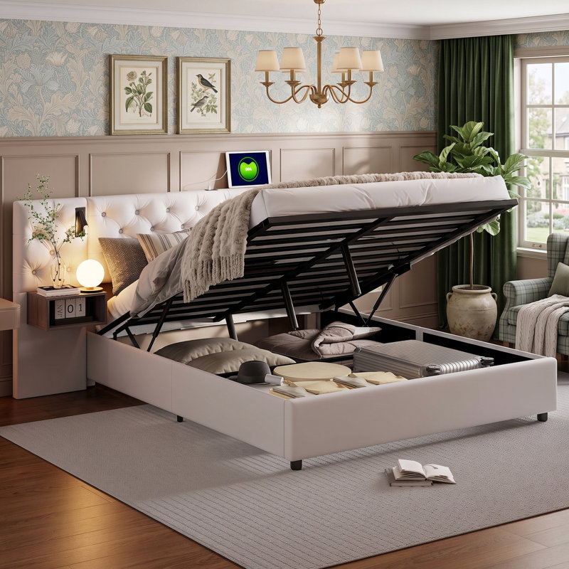 Lift Up Storage Bed Ottoman Bed, 150*200cm