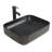 24 In. W X 19 In. D X 29 In. H Single Sink Bath Vanity In Burlywood With Burlywood Solid Surface Top And Mirror