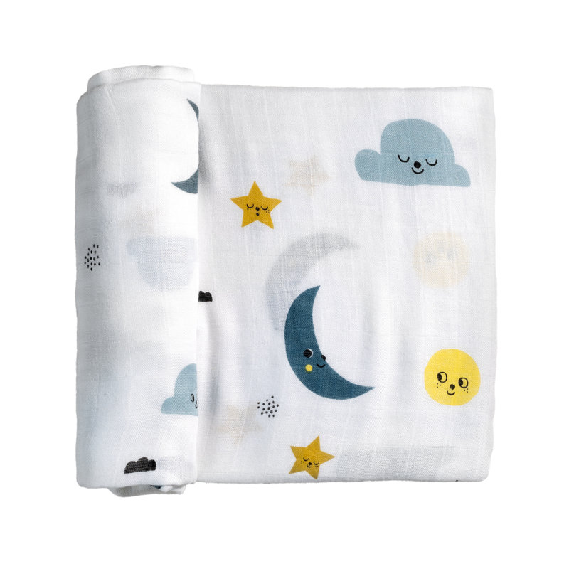 Ensemble de drap-housse et de langes Moon's Birthday