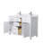 Beckett 48" Freestanding Double Bathroom Vanity with Cultured Marble Top-61870880-61870886-61870881