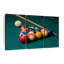 «Billiard Game Installation», 3 pièces sur toile-98562789