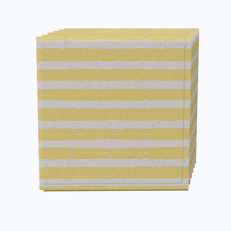 100% Cotton Striped Square Napkin