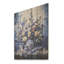 Fleur de bohème bleue et blanche III - poterie bohème sur bois-473495909