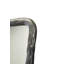 Hammered Flat Solid Wood Wall Mirror-66239746