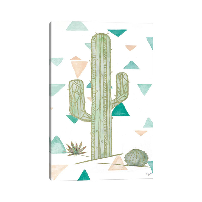 Desert Cactus 1 Piece Wrapped Canvas Painting, 101.6 cm H x 66.04 cm W x 1.91 cm D