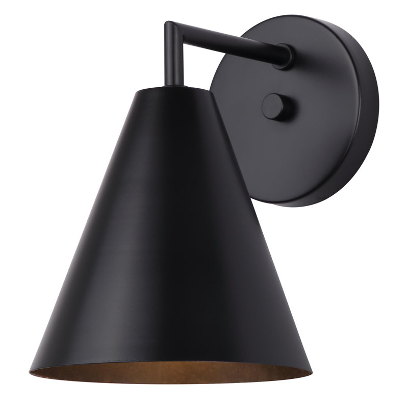 Jabreya Steel Outdoor Armed Sconce
