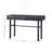 Metal Vanity Desk With One Drawer, Gunmetal-260748604