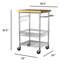 Shepha Kitchen Cart with Solid Wood Top