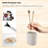 Oval Beige Toothbrush Holder-121430769