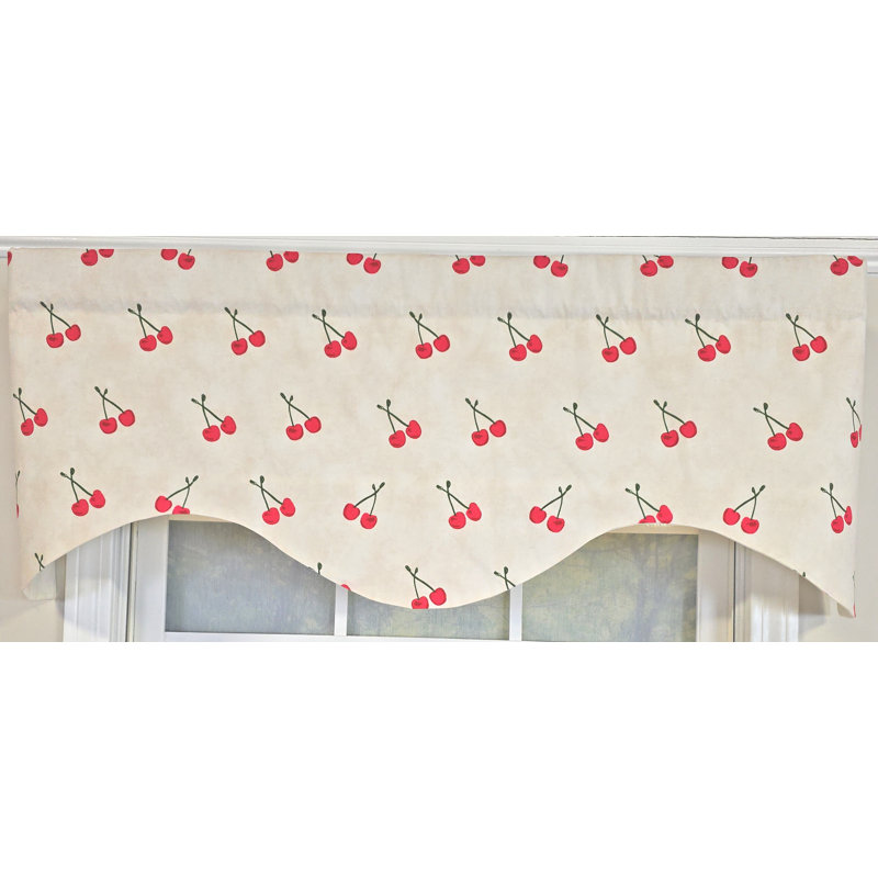 Cherry Dance Cornice Valance