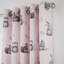 Woodland Friends Lined Eyelet Curtains