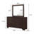 6-Drawer Dresser With Mirror Dark Cocoa-465599166