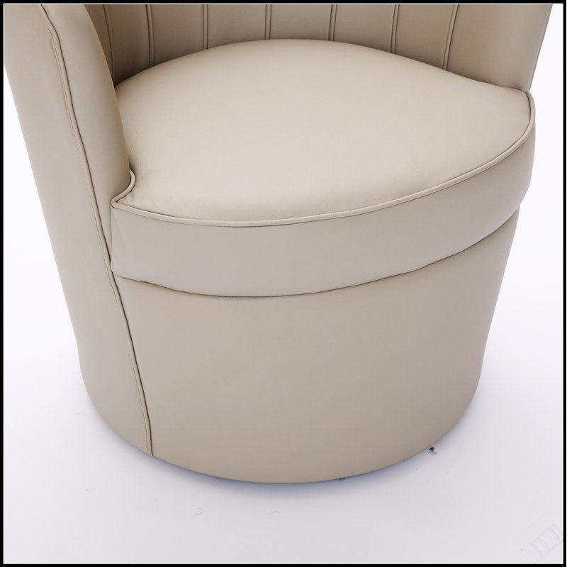 Chaise de bureau Petal, Crème