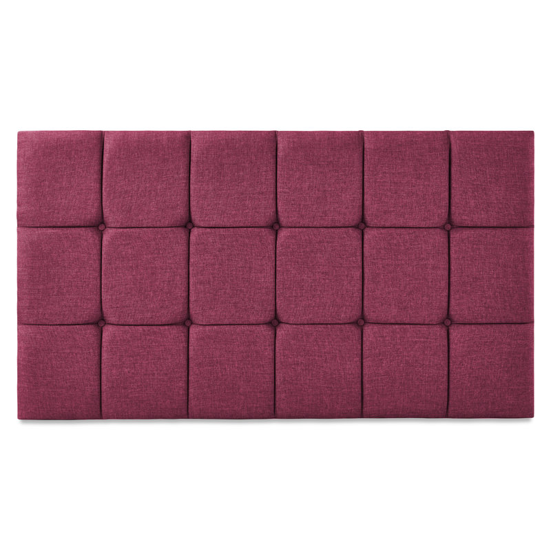 Brickhouse Upholstered Headboard, Purple, Single (3')