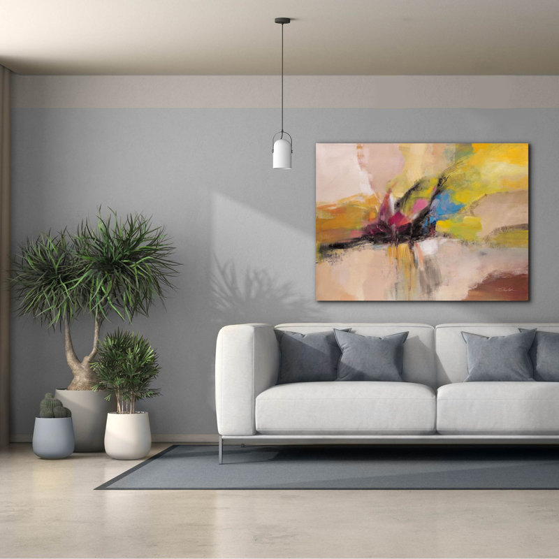 «April Skylight» par Silvia Vassileva, art mural sur toile, 54 po x 40 po