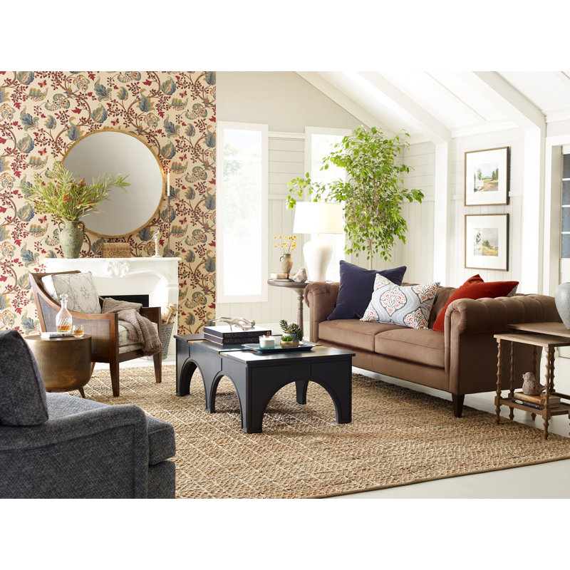 Aline Round Metal Wall Mirror