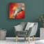 Toile tendue - Cody Hooper «Fly Away», art mural pour salon, chambre à coucher ou bureau - 24 x 24