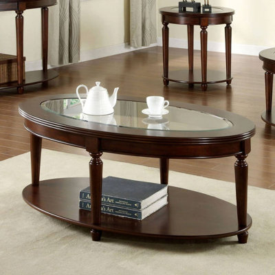 Élégante table basse transitionnelle 1pc