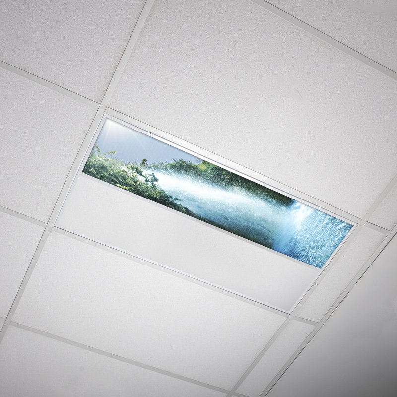 Waterfall Rectangle Fixture Component Ceiling Light