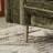 Green Chenille Retro Straight Living Sofa