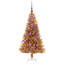 vidaXL Christmas Tree with 300 LEDs with Stand Gold PET-1258007874