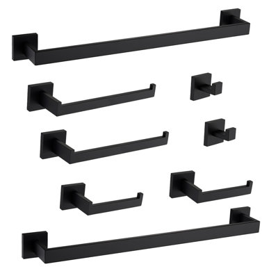 8 - Piece Bathroom Hardware Set