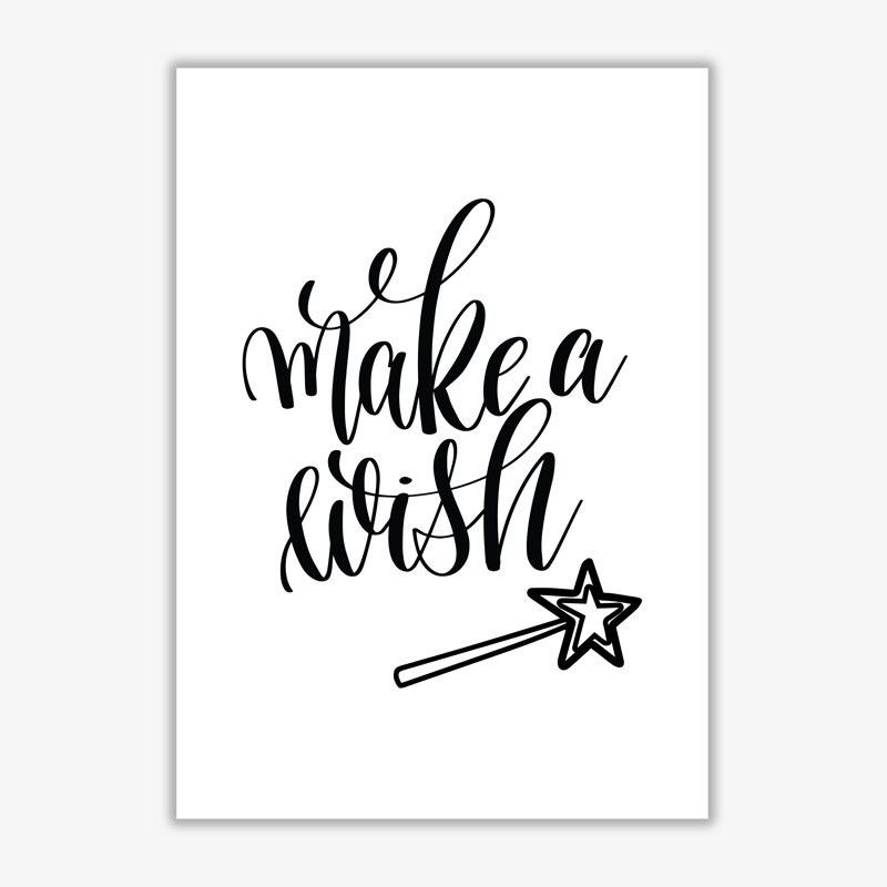 Make A Wish - Print, No Frame, 42 cm H x 30 cm W x 1 cm D