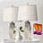 24.5'' Resin Modern Glam Table Lamp Set With Usb-314853824