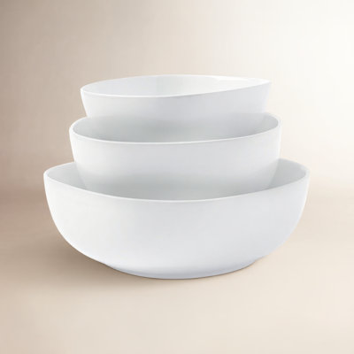 Porcelain China Serving Bowl