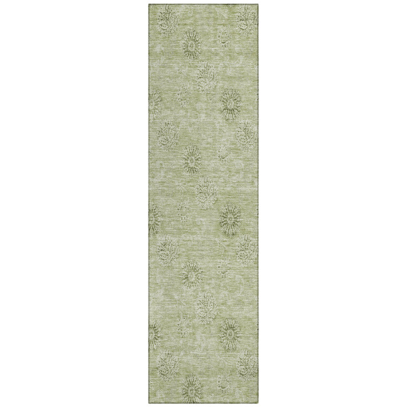 Leis Floral Indoor Rug, Runner 2'3" x 7'6"
