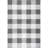 Micheals Farmhouse Plaid Machine Washable Area Rug in Gray-592621556