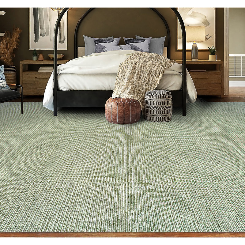 Area Rug in Seafoam, Rectangle 3' x 5'