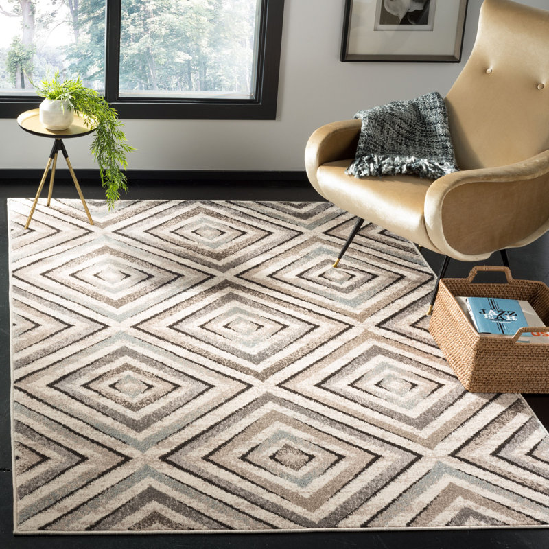 Brynlea Performance Geometric Rug, Rectangle 4' x 6'