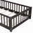 Giezi Kids Twin Floor Platform Bed with Fence-1658144464