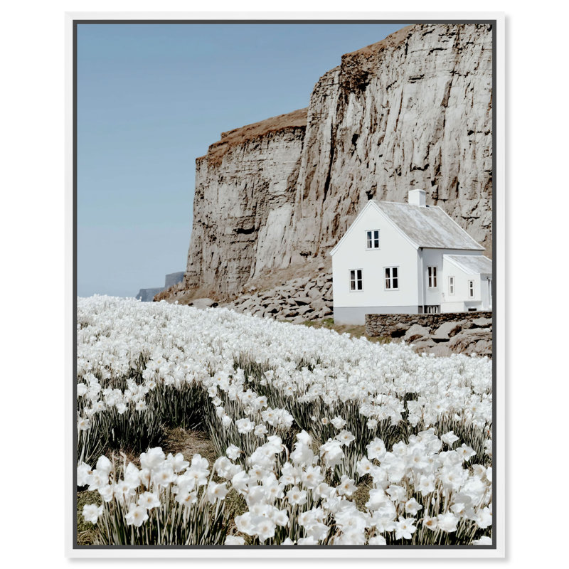 Coastal Homes II Print by Oliver Gal, White Floater Frame, 17"H x 21"W