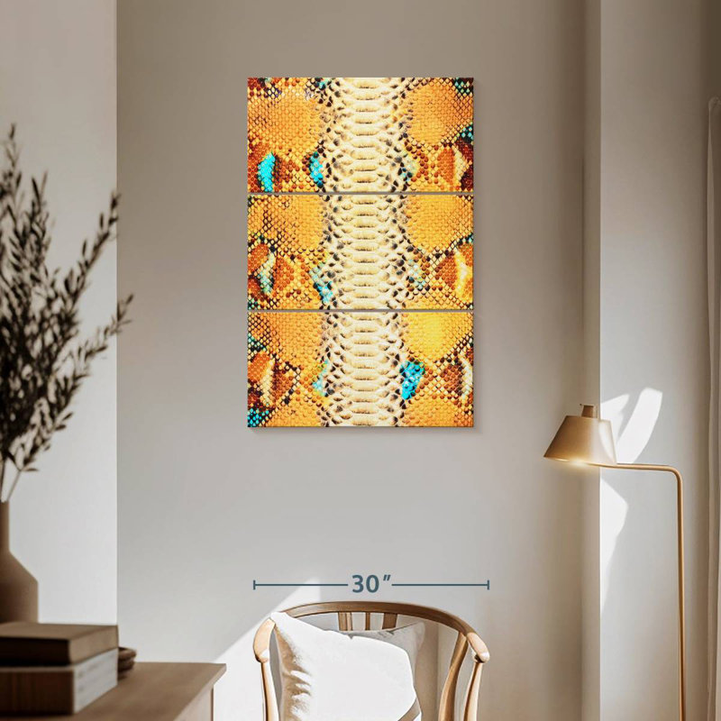 Brampt Python Snake Skin, 57" H x 36" W