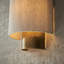 Beedle Steel And Fabric Flush Mounted Sconce
